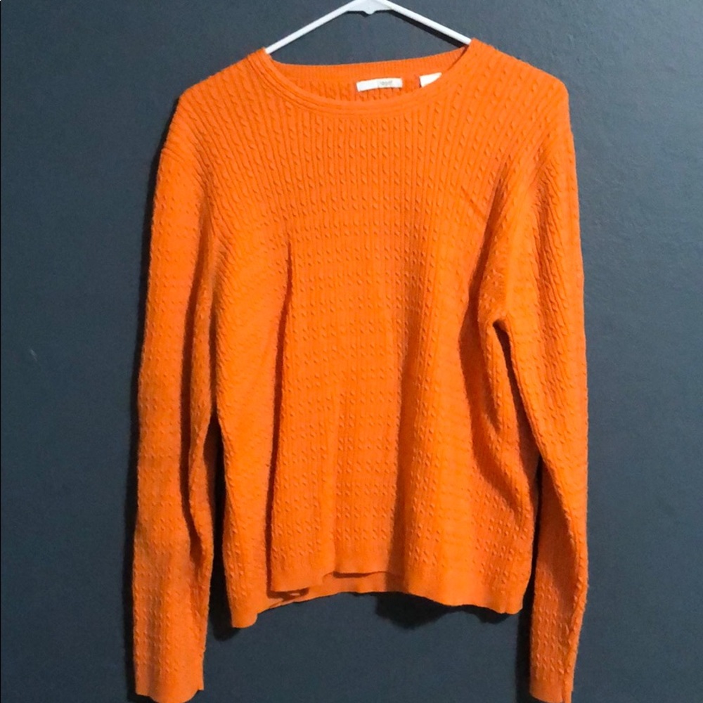 Liz golf cable knit sweater